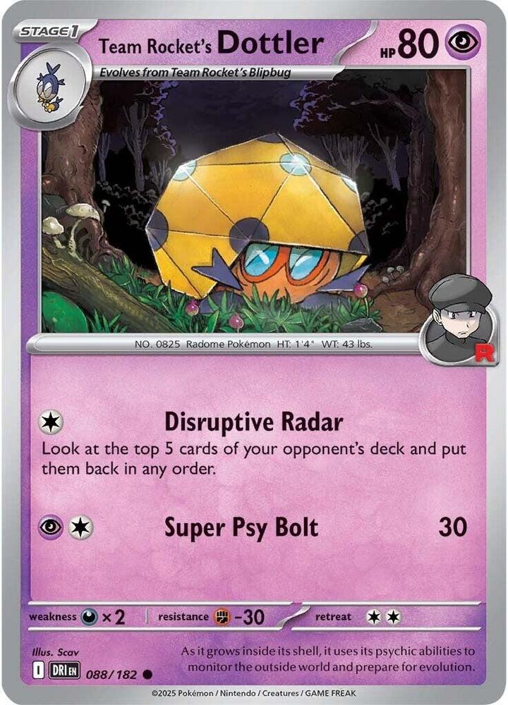 Team Rockets Dottler - 088/182 - Common