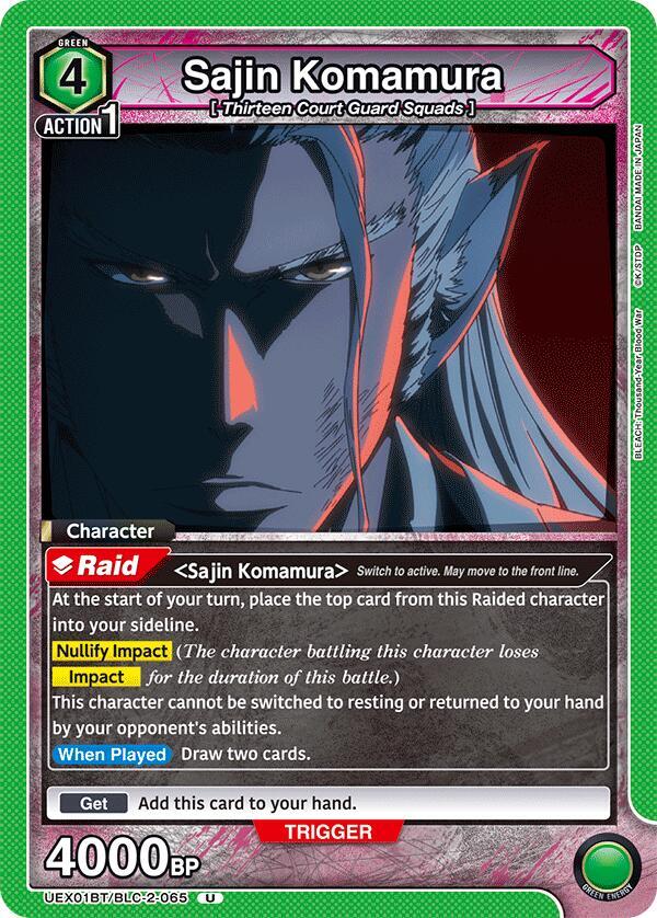 Sajin Komamura - UEX01BT/BLC-2-065 - Uncommon