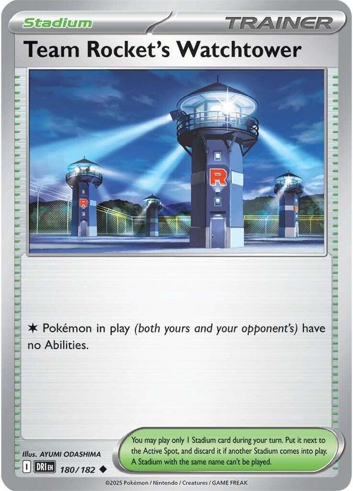 Team Rockets Watchtower - 180/182 - Uncommon