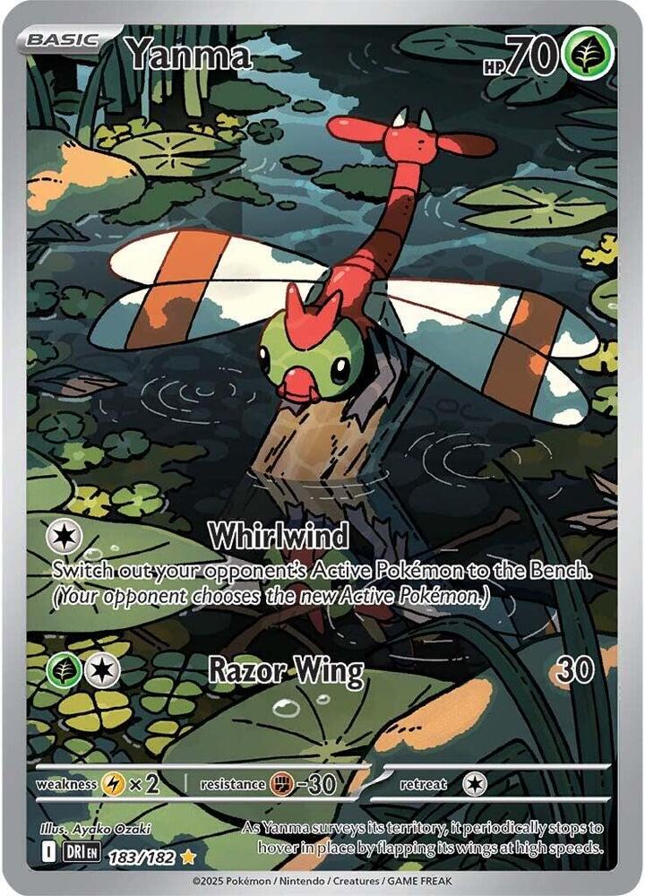 Yanma - 183/182 - Illustration Rare