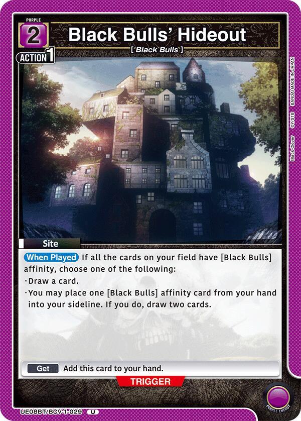 Black Bulls Hideout - UE08BT/BCV-1-029 - Uncommon