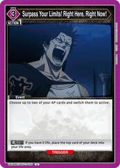 Surpass Your Limits! Right Here, Right Now! - UE08BT/BCV-1-030 - Uncommon