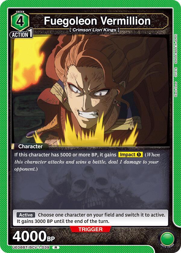 Fuegoleon Vermillion - UE08BT/BCV-1-039 - Rare