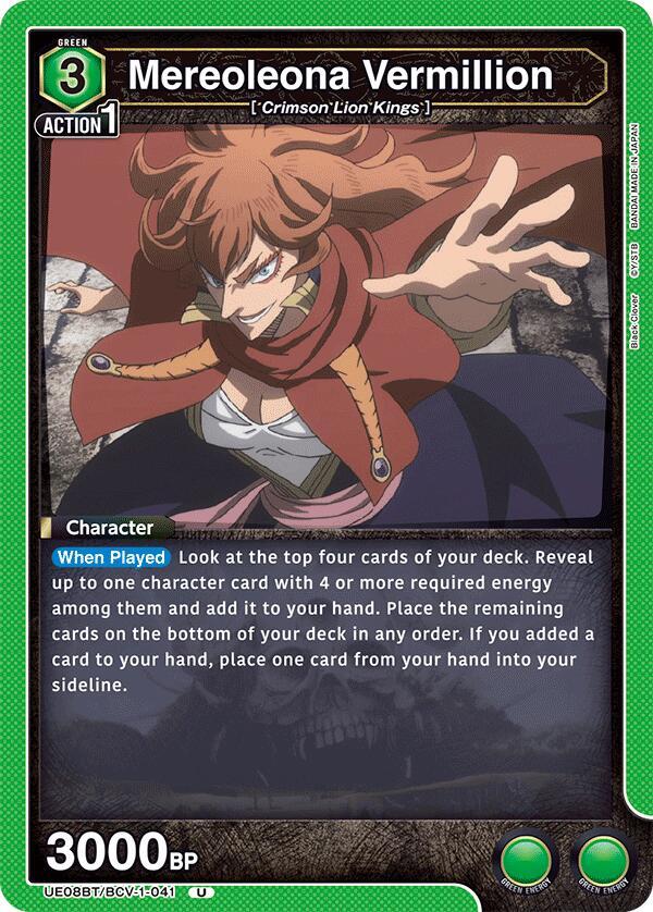 Mereoleona Vermillion (041) - UE08BT/BCV-1-041 - Uncommon