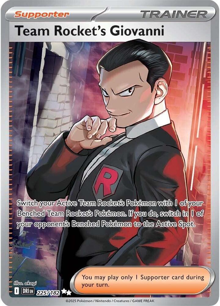 Team Rockets Giovanni - 225/182 - Ultra Rare