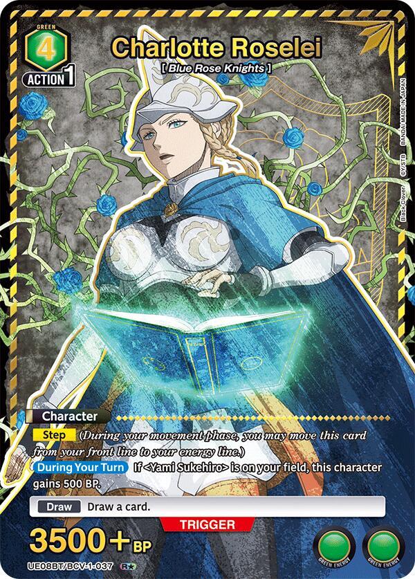 Charlotte Roselei (R*) - UE08BT/BCV-1-037 - Rare 1-Star - Foil