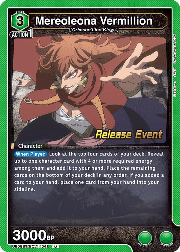 Mereoleona Vermillion (041) - UE08BT/BCV-1-041 - Uncommon