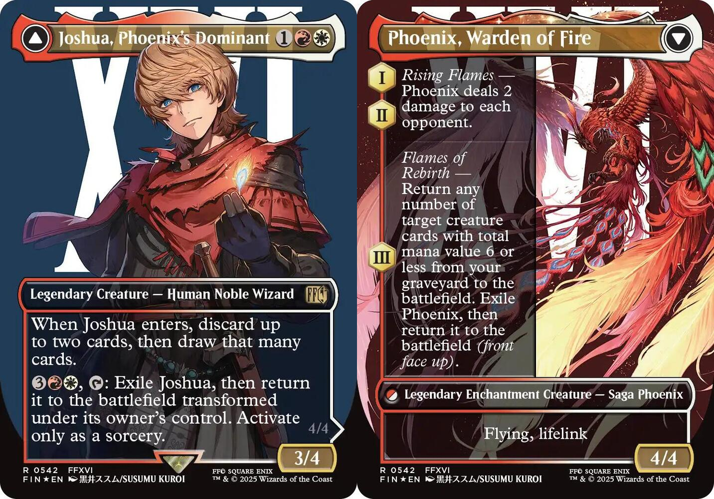 Joshua, Phoenixs Dominant // Phoenix, Warden of Fire - Surge Foil