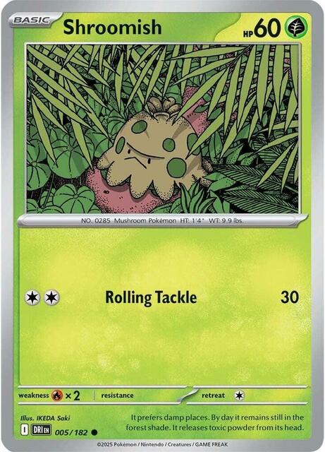 Shroomish - 005/182 - Common - Reverse Holo