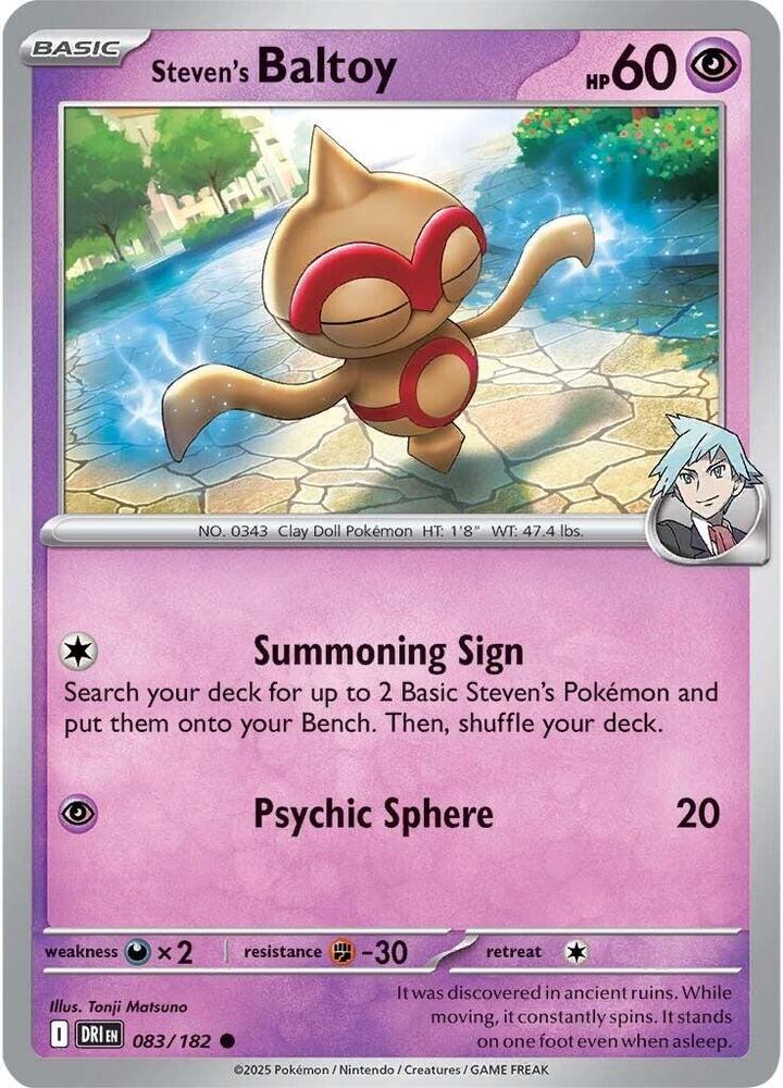 Stevens Baltoy - 083/182 - Common - Reverse Holo