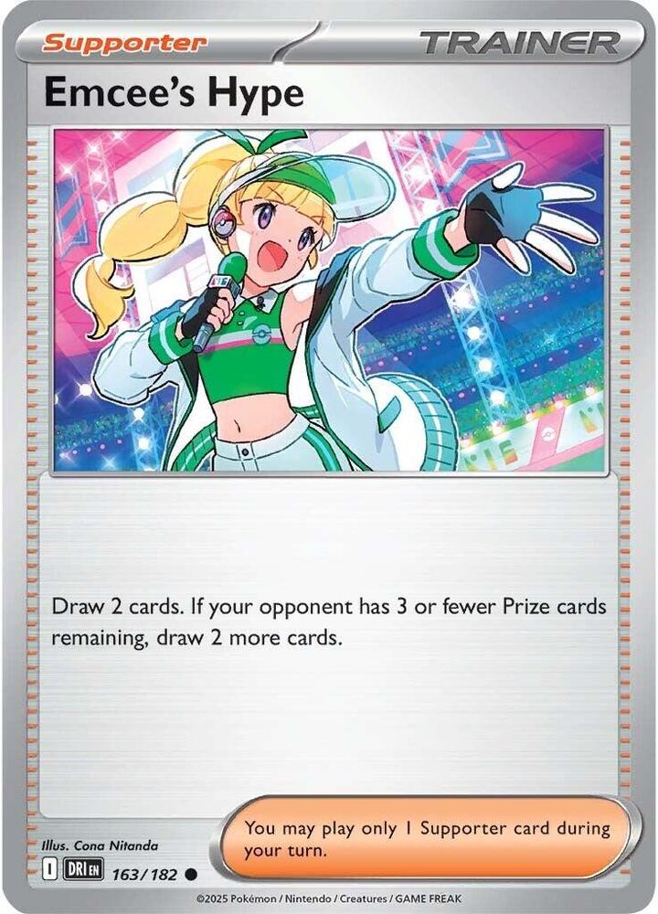Emcees Hype - 163/182 - Common - Reverse Holo