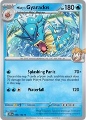 Misty's Gyarados - 049/182 - Holo Rare - Reverse Holo