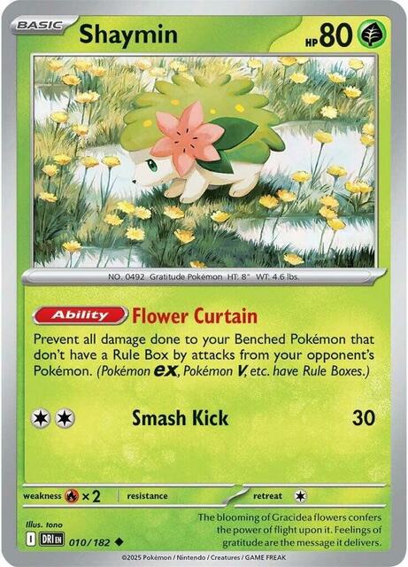 Shaymin - 010/182 - Uncommon - Reverse Holo