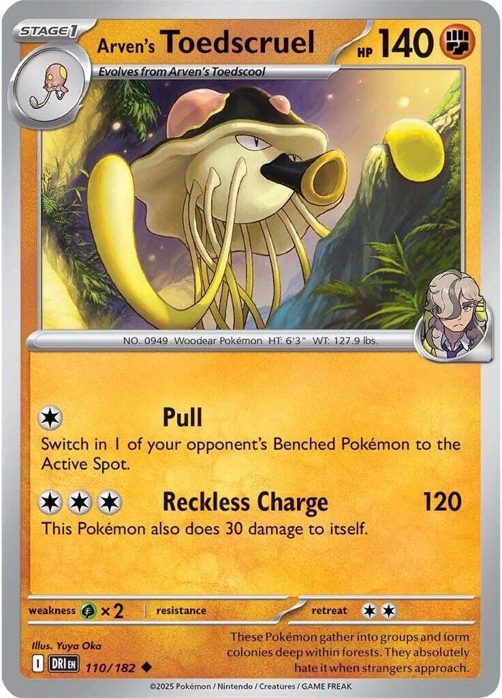 Arvens Toedscruel - 110/182 - Uncommon - Reverse Holo