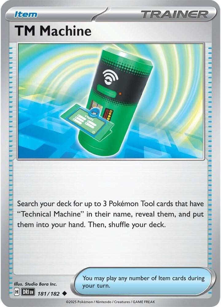 TM Machine - 181/182 - Uncommon - Reverse Holo
