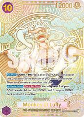 Monkey.D.Luffy (SP) (Gold) - OP05-119 - SEC - Foil