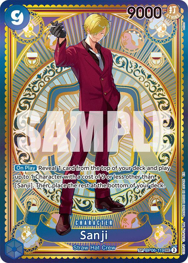 Sanji (SP) - OP06-119 - SEC - Foil Sanji (SP) - OP06-119 - SEC - Foil