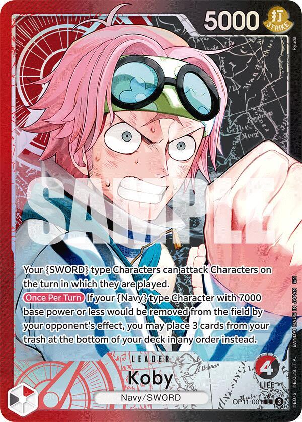 Koby (Alternate Art) - OP11-001 - L - Foil Koby (Alternate Art) - OP11-001 - L - Foil