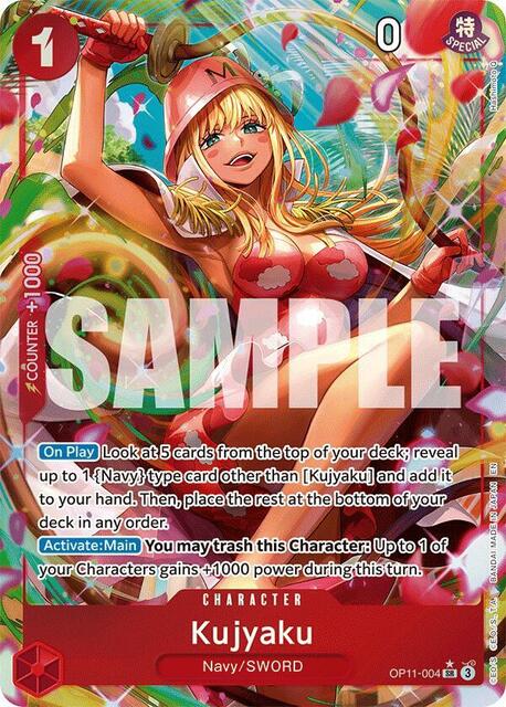 Kujyaku (Alternate Art) - OP11-004 - SR - Foil