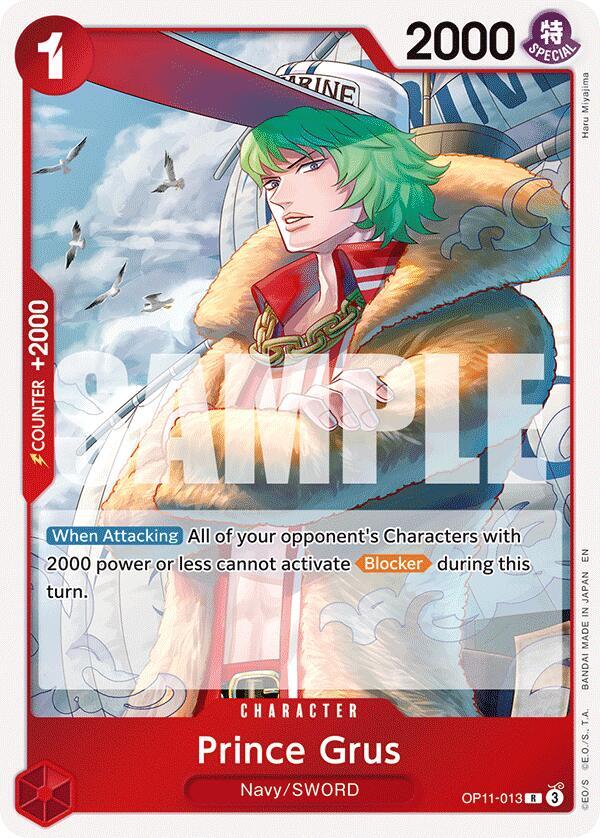 Prince Grus - OP11-013 - R - Foil