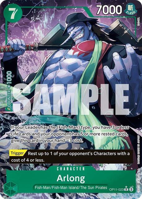 Arlong (Alternate Art) - OP11-023 - R - Foil