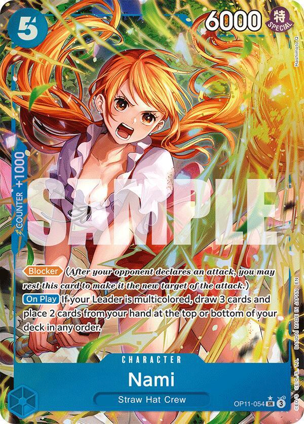 Nami (054) (Alternate Art) - OP11-054 - SR - Foil