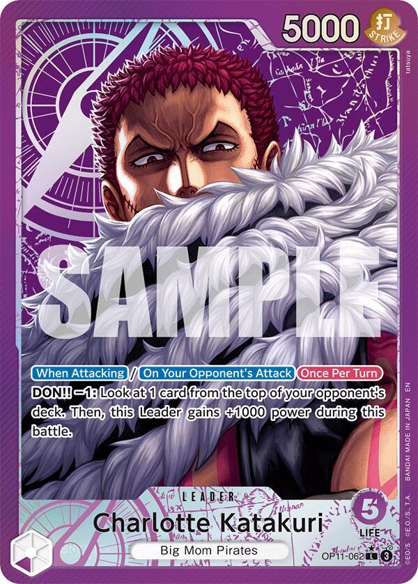 Charlotte Katakuri (Alternate Art) - OP11-062 - L - Foil - One Piece Card Game One Piece Card Game Singles OP-11 A Fist of Divine Speed - Collector's Cache LLC Charlotte Katakuri (Alternate Art) - OP11-062 - L - Foil - One Piece Card Game One Piece Card Game Singles OP-11 A Fist of Divine Speed - Collector's Cache LLC