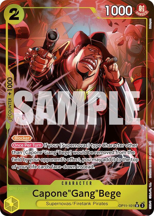 CaponeGangBege (Alternate Art) - OP11-101 - SR - Foil