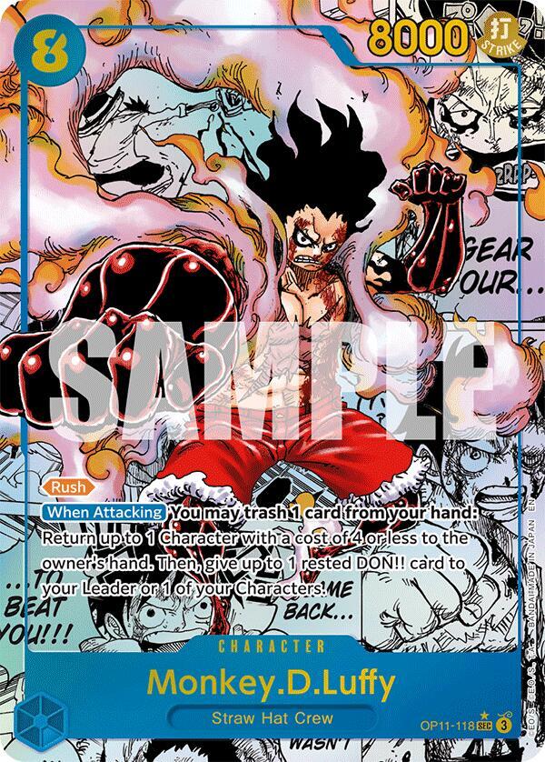 Monkey.D.Luffy (Manga) - OP11-118 - SEC - Foil Monkey.D.Luffy (Manga) - OP11-118 - SEC - Foil