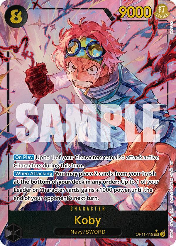 Koby (Alternate Art) - OP11-119 - SEC - Foil