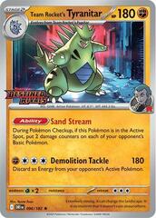 Team Rocket's Tyranitar (Destined Rivals Stamp) - 096/182 - Holo Rare