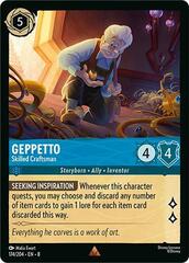 Geppetto - Skilled Craftsman - 174/204 - Rare - Cold Foil