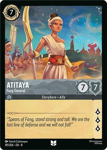 Atitaya - Fang General - 181/204 - Uncommon