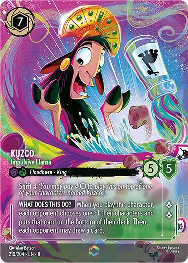 Kuzco - Impulsive Llama - 210/204 - Enchanted - Holofoil