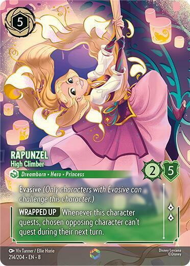 Rapunzel - High Climber - 214/204 - Enchanted - Holofoil