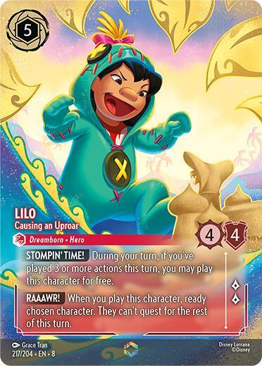 Lilo - Causing an Uproar - 217/204 - Enchanted - Holofoil