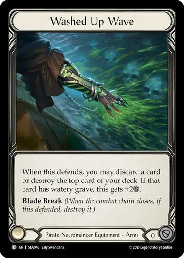 Washed Up Wave (Treasure) - Cold Foil