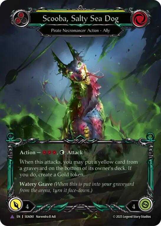 Scooba, Salty Sea Dog (Marvel) - Cold Foil