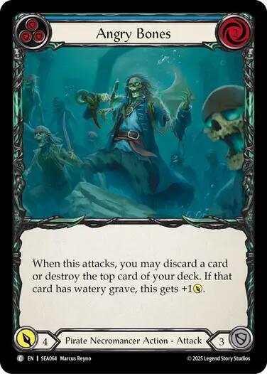 Angry Bones (Blue) - Rainbow Foil