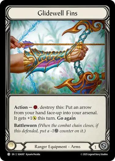 Glidewell Fins (Treasure) - Cold Foil