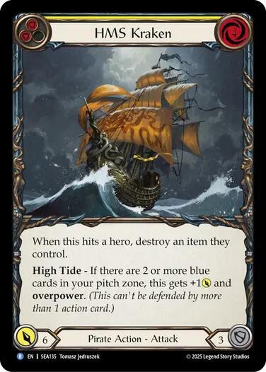 HMS Kraken - Rainbow Foil