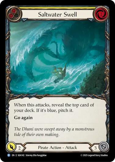Saltwater Swell (Yellow)