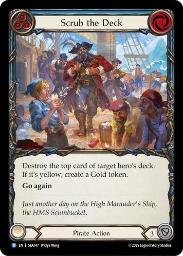 Scrub the Deck - Rainbow Foil