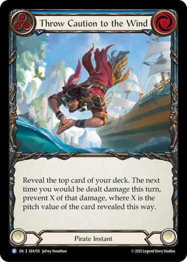 Throw Caution to the Wind - Rainbow Foil