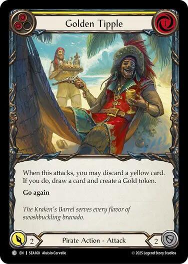 Golden Tipple (Yellow) - Rainbow Foil