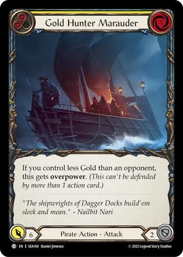 Gold Hunter Marauder - Rainbow Foil