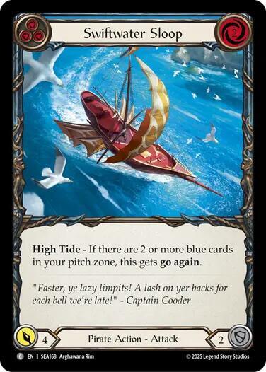 Swiftwater Sloop (Blue) - Rainbow Foil