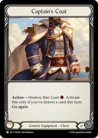 Captains Coat (Treasure) - Cold Foil