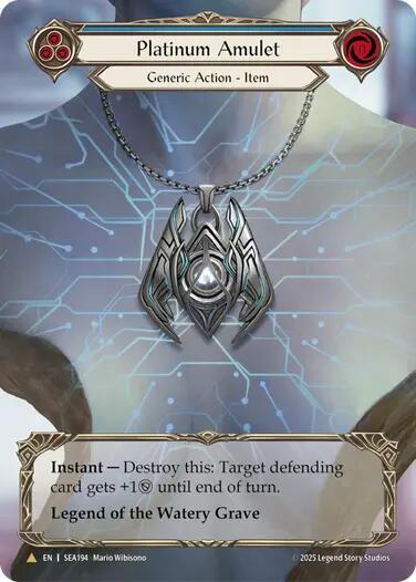 Platinum Amulet (Treasure) - Cold Foil