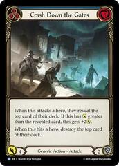Crash Down the Gates (Blue) - Rainbow Foil